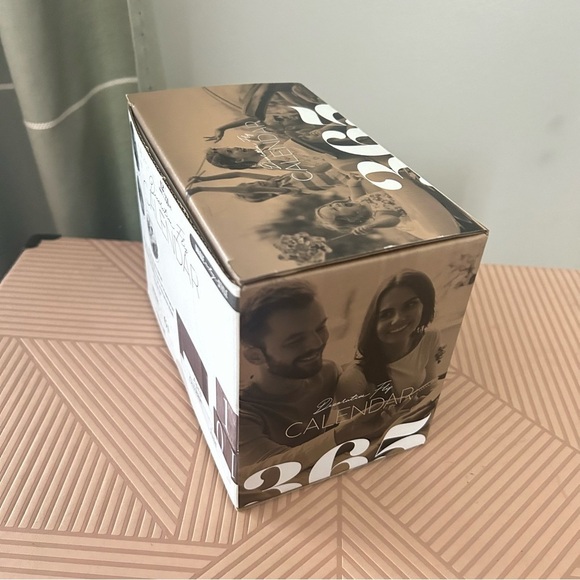 365 Wooden Perpetual Calendar Brown Decoration Flip Farmhouse Neutral Decor Cute - Picture 6 of 9